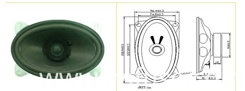 Fbs150s 23mm 38ohm 20watt Oval Shaped Micro Speaker (FBELE)
